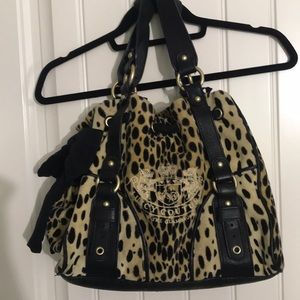Leopard print Juicy Couture purse handbag